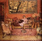 Edouard Vuillard Heng oakes curled madam France oil painting artist